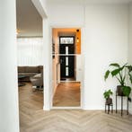 Stalen Binnendeur - 3 Vlaks - Wit - Helder glas - Met slot, Doe-het-zelf en Bouw, Deuren en Vliegenramen, Minder dan 80 cm, Binnendeur