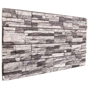 vidaXL Wandpanelen 10 st 100 x 50 cm Donkergrijs en, Verzenden
