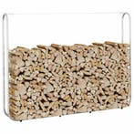 vidaXL Haardhoutrek 200x25x150 cm gegalvaniseerd staal, Verzenden