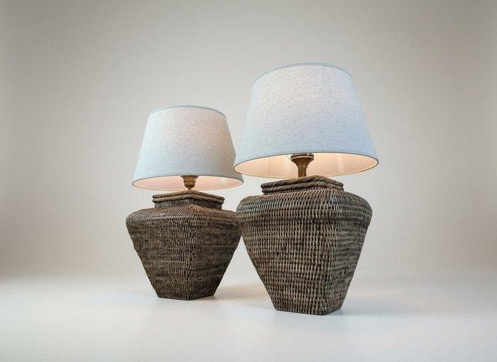 Lampe de table - Lampes en rotin tissé, circonférence 100 cm, Maison & Meubles, Maison & Meubles | Autre