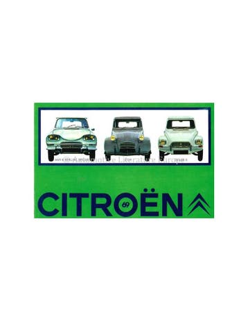 1969 CITROËN PROGRAMMA BROCHURE NEDERLANDS