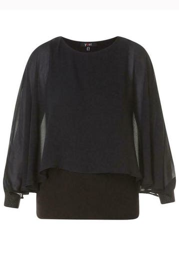 Blouse Yesta wijde mouwen maat 50, Verzenden