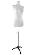 *TIP*  Buste vrouw medium wit 3/4 model op poot BC956-M19, Ophalen of Verzenden