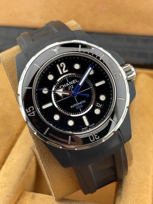 Chanel - J12 Marine - H2410 - Heren - 2010, Handtassen en Accessoires, Horloges | Heren
