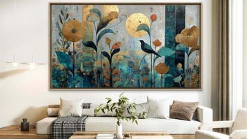 Mrs Art Prime - The Mystical Secret Garden In Gustav Klimt, Antiquités & Art, Art | Peinture | Moderne