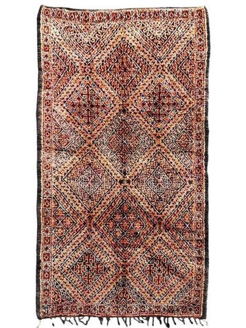 Tapis marocain Beni M’Guild au style Mid-Century Modern -, Maison & Meubles