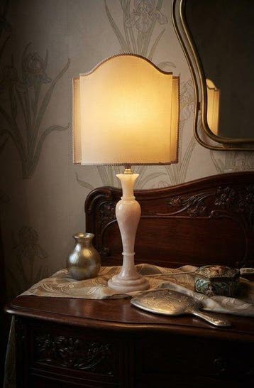Lampe de table - Albâtre, Textile