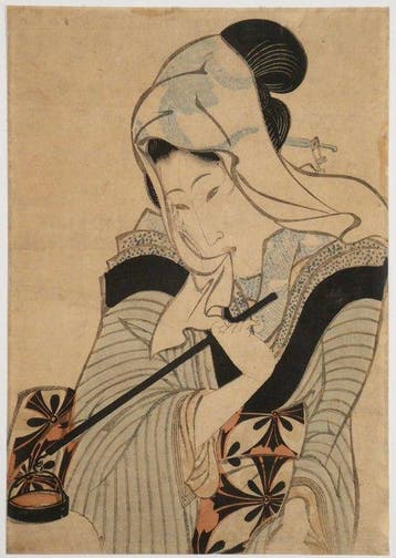 Kikugawa Eizan /  (1787–1867) Schoonheid die een