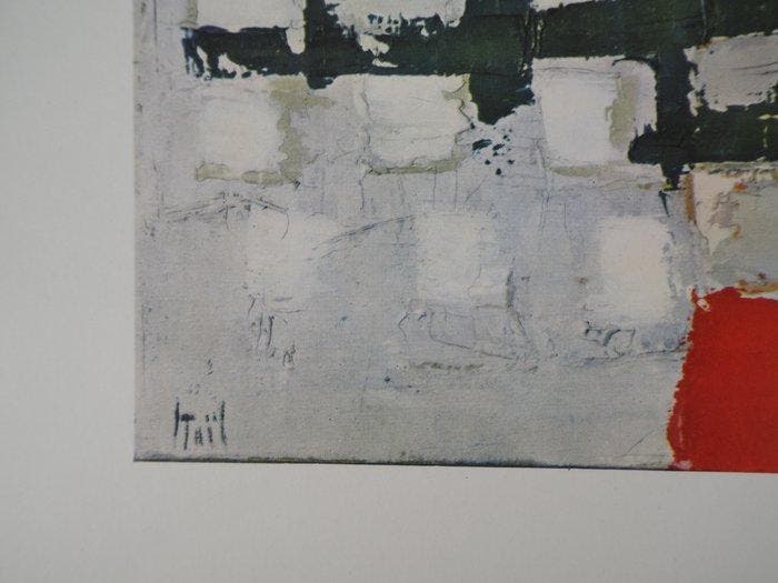 Nicolas de Staël (1914-1955) - Composition abstraite en, Antiquités & Art, Antiquités | Autres Antiquités