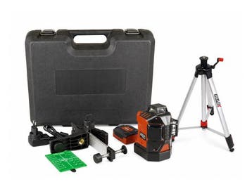 Veiling - Levelfix cone/kruislijnlaser groen set met statief, Doe-het-zelf en Bouw, Nieuw