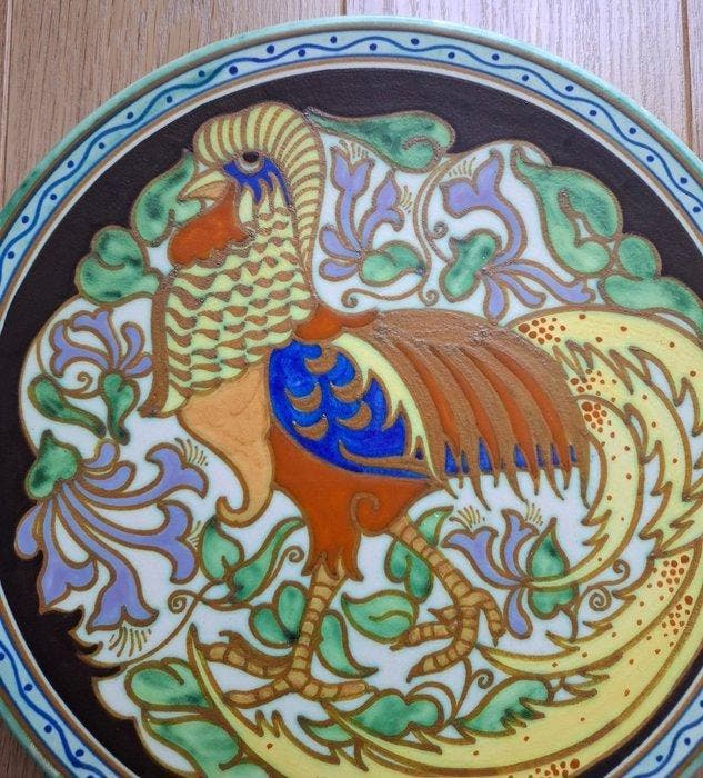 Goedewaagen - Assiette murale - 777/ Fazant - Faïence /, Antiek en Kunst, Antiek | Glaswerk en Kristal