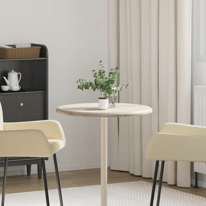 vidaXL Tafelblad Ø60x2,5 cm marmer grijs, Huis en Inrichting, Tafelonderdelen, Nieuw, Verzenden