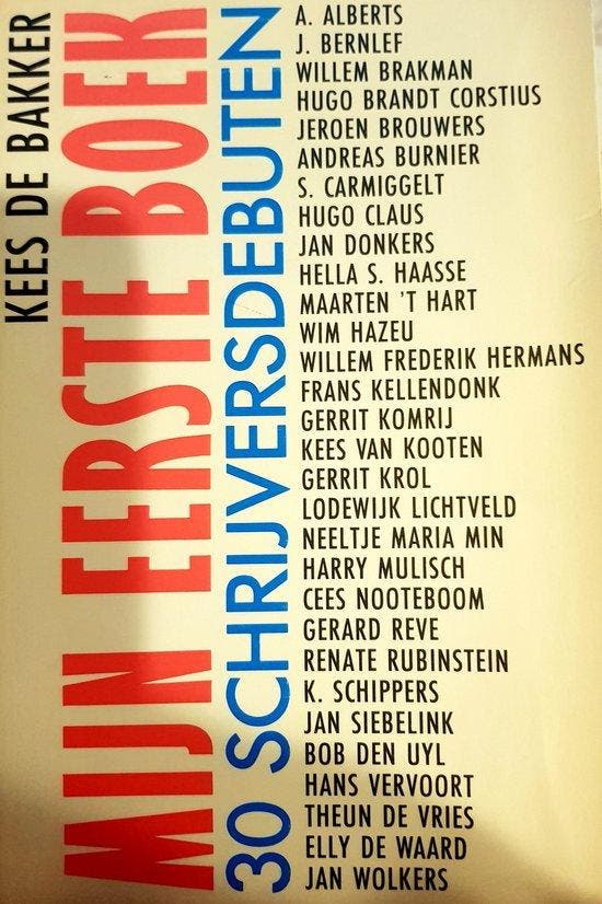 Mijn eerste boek - de Bakker, Boeken, Romans, Verzenden
