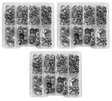 Set van 1125 ringen in kunststof assortimentsdoosjes, Verzenden, Nieuw