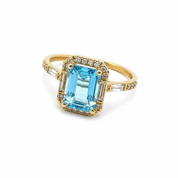 Zonder minimumprijs - Ring - 14 karaat Geel goud - 1.94ct., Nieuw