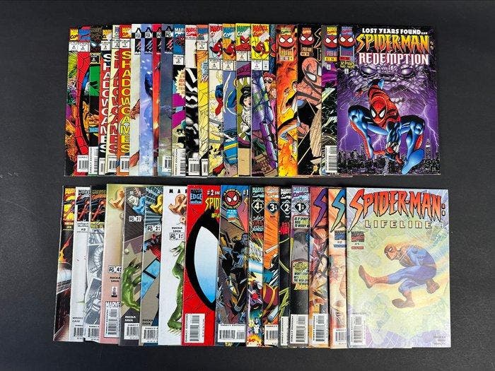 Spider-Man 16x Complete Series - 60 Album - Eerste druk -, Livres, BD | Comics