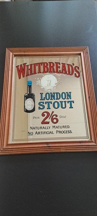 Reclamespiegel. - Whitebread,s London Stout - The White