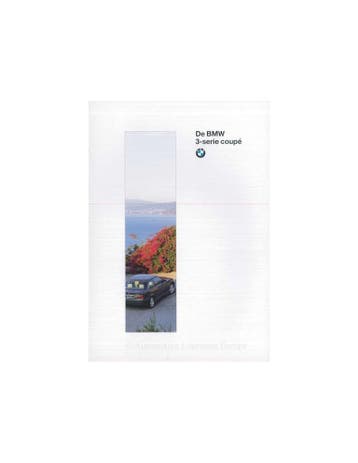 1995 BMW 3 SERIE COUPE BROCHURE NEDERLANDS, Nieuw