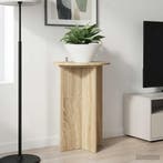 vidaXL Plantenstand 2 pcs Sonoma Eiken Ø40 x 60 cm Bewerkt, Tuin en Terras, Verzenden, Nieuw