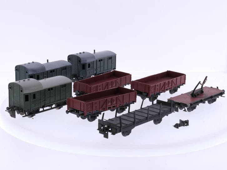 Schaal H0 Trix Express 20/66 (405), 3441, 3451 en 3454 se..., Hobby & Loisirs créatifs, Trains miniatures | HO, Enlèvement ou Envoi