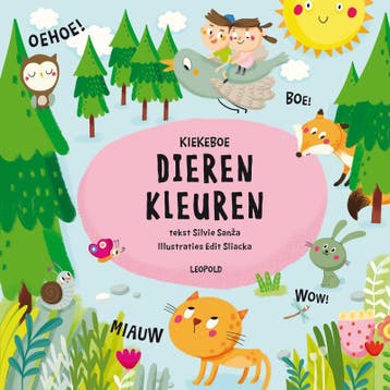 Dieren kleuren / Kiekeboe 9789025869700 Silvie Sanža, Verzenden, Silvie Sanža