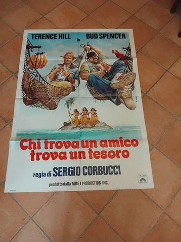 Renato Casaro - Manifesto originale “Chi trova un amico, Collections