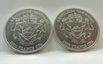 Gabon. 1000 Francs 2020 African Springbok (2 coins)