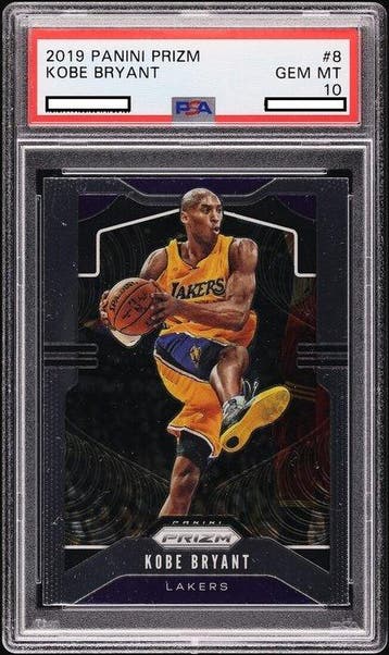 2019 Panini Prizm Kobe Bryant #8 Graded card - PSA 10, Nieuw