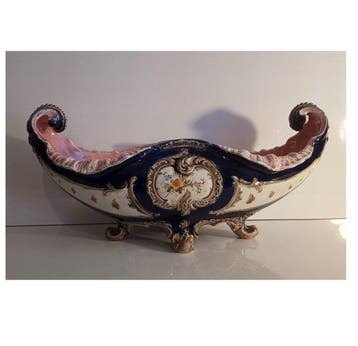 Beeldje - Large Antique Centerpiece / Jardinière – Rococo