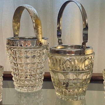 Seau à glace (4) - Cristal, Plastique, Métal