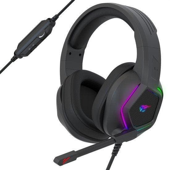 2dekans | Strex Gaming Headset met Microfoon & RGB, Audio, Tv en Foto, Luidsprekerboxen, Ophalen of Verzenden