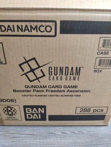 Gundam Card Game GD05 - Freedom Ascension - 3200 Card, Nieuw