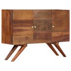 vidaXL Dressoir 110x30x75 cm massief gerecycled hout bruin, Verzenden