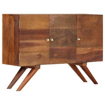 vidaXL Dressoir 110x30x75 cm massief gerecycled hout bruin, Verzenden, Nieuw
