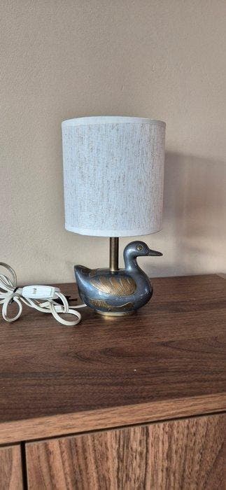 Lampe de table - Métal, Laiton, Étain, Antiquités & Art