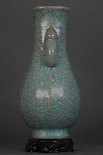 Wierookbrander - Beautiful Vase - Porselein - Craquelé, Antiek en Kunst