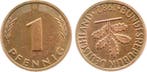 Duitsland Fehlpraegung 1 Pfennig 1982 G Stempeldrehung 175°, Verzenden