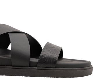 TESTONI - 8 UK - 42 IT - Filicudi Sandal Lux Calf Black +, Nieuw