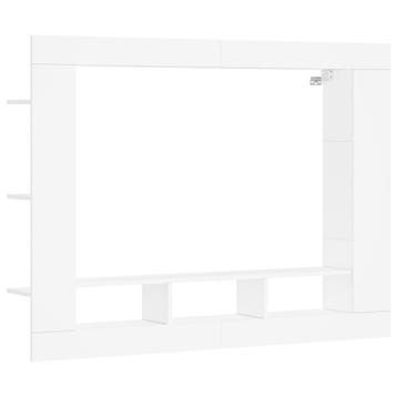 Zwevend Tv-meubel Wit 152cm | Tweede Kansje | OP = OP, Verzenden, Zwevend / Wandgemonteerd, 100 tot 150 cm, 150 tot 200 cm