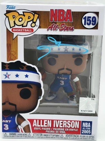 NBA - Allen Iverson - Funko - Autograaf, Verzamelen, Overige Verzamelen, Nieuw