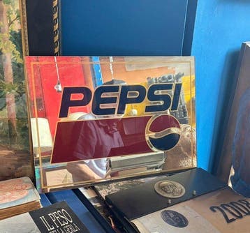 Pepsi-reclamesign - altro - Reclamebord - Glas