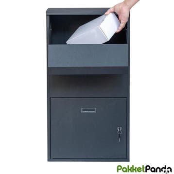 2e kans - PakketPanda Easyfit - XL Pakketbrievenbus, Verzenden, Nieuw, Staal, Staande brievenbus