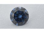 Veiling - Moissanite briljant 1 crt  Royal Blue ( GRA Gecert
