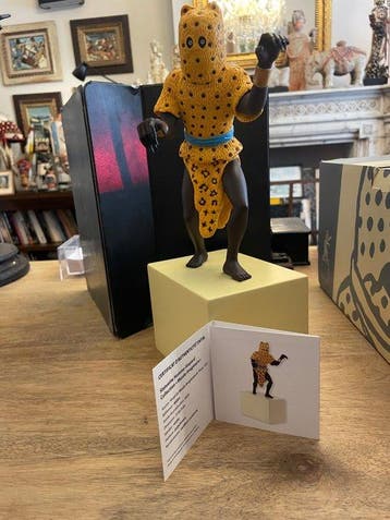 Tintin - 1 Beeldje Moulinsart 46004 - LHomme Léopard, Nieuw
