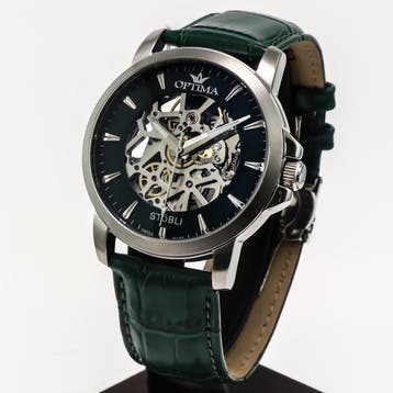 Optima - Swiss Made Automatic Watch - OSA483SK-SL-12 - Sans