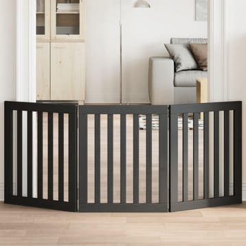 vidaXL Hondenhek inklapbaar 3 panelen 150 cm populierenhout, Verzenden