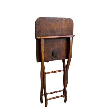 Bibliotheektafel - Coach - Mahonie