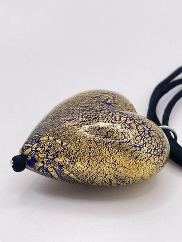 24 karaat - Murano-glas, Geel goud - Ketting met hanger -