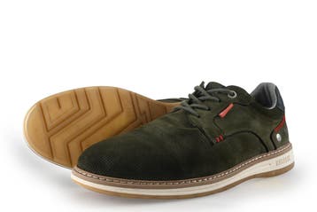 Mustang Veterschoenen in maat 45 Groen, Kleding | Heren, Schoenen, Overige kleuren, Verzenden, Mustang, Gedragen
