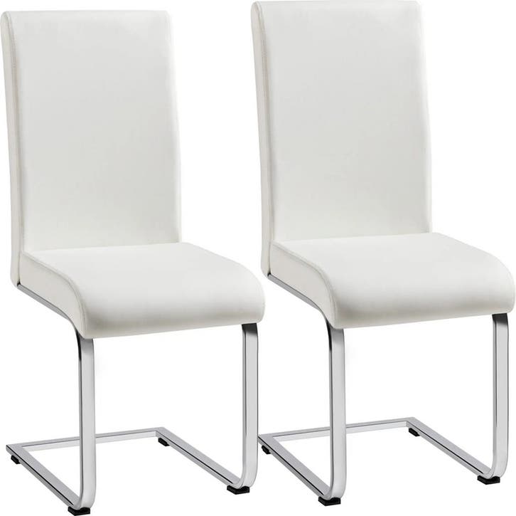 2dekans | Yaheetech Eetkamerstoelen Set Van 2 – Voorzien Van, Huis en Inrichting, Stoelen, Ophalen of Verzenden